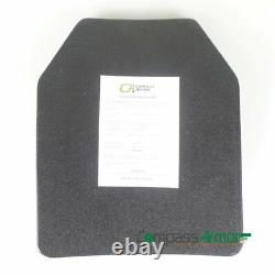 10X12inches Hard Armor Plate UHMWPE Level III STA Single Curve ShapeE Spray Poly