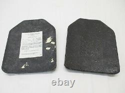 10x12 TACTICAL ARMOR PRODUCTS (2) PLATES BODY ARMOR INSERTS LEVEL 3 GAMMA PLUS