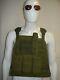 13 X 14body Armor Green Level Iii+ Bullet Proof Vest With 10 X 11 Steel Plates
