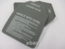 (2) Strike Face Plates Medium Ceramic Level Three LTC Revision J