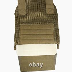 2 pcs 10X12 NIJ Level III+ Plates Ballistic Body Armor with Coyote Plate Carrier