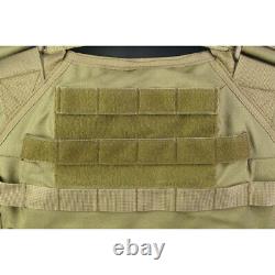 2 pcs 11X14 NIJ Level III+ Plates Ballistic Body Armor withTan Plate Carrier