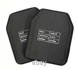 2pcs Level 3+, III+ stand alone ballistic plate, body armor 10x12 4.6 lb