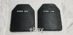 2x Tactical Armor Products Level III body armor vest plates 10x12