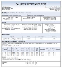 30.06 Level 3+ EXPANDED Ceramic Armor Plate, Fragmentation, Crack Arrest, MEGA