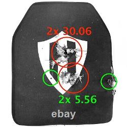 30.06 Level III+++, multi-curve, ballistic plate, expanded 10x12 6.5 lbs