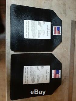 46100e Level 3 Body Armor Plates/set In Stock Ar500 Ships Next Business Day