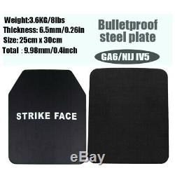 6.5mm IV Stand Alone Safety Armor Steel Anti Ballistic Panel Bulletproof Plates