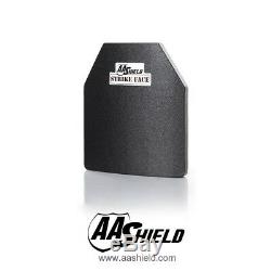 AA Shield Bulletproof Light Inserts Body Armor Hard Plate Lvl III 3 10x12 Cut
