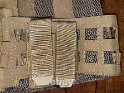 AR 500 Veritas Plate Carrier Coyote Level III Multi-Curve Plates Pouches