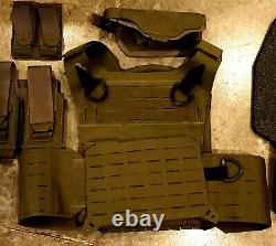 AR500 AR 500 Invictus QD Plate Carrier Body Armor Kit Level III+ OD Green