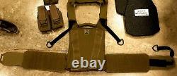 AR500 AR 500 Invictus QD Plate Carrier Body Armor Kit Level III+ OD Green