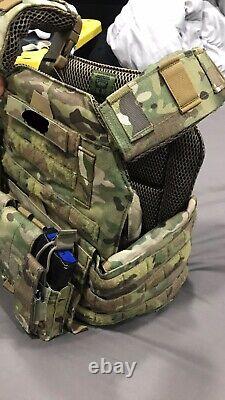 AR500 Armor Bulletproof Plate Carrier Vest Level III Multicam