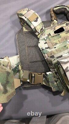 AR500 Armor Bulletproof Plate Carrier Vest Level III Multicam
