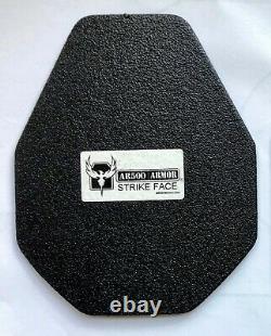 AR500 Armor Level III+ Lightweight Curved ALSC 10x12 Steel Body Armor