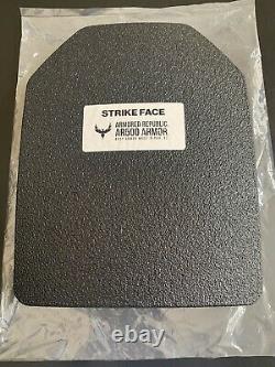 AR500 Armor P2 Polyethylene Level III Lightweight Body Plate Armor 10x12 Rifle