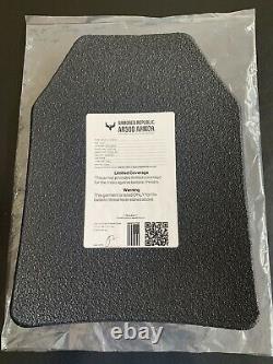 AR500 Armor P2 Polyethylene Level III Lightweight Body Plate Armor 10x12 Rifle