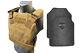 Ar500 Body Armor Bullet Proof Vest Concealed Vest Base Frag Coating -tan