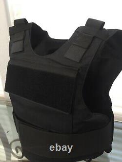 AR500 Bulletproof Vest Carrier BODY Armor Level lll 3 FREE Soft Plates USA Made