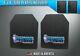 Ar500 Level 3 Iii Body Armor Plates Pair Curved 10x12 With 6x8 Side Plates