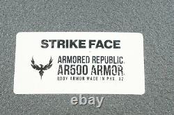 AR500 Lightweight Level 3+ Curved Right handed Body Armor Steel Plate 10 x 12z