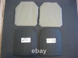 AR500 PLATE CARRIER 10 x 12 LEVEL III & IIIA PLATES SPALL LINER SIDE PLATES