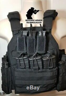 AR500 Plates Commander's Tactical Carrier BLACK