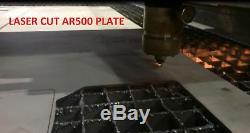 AR500 Steel Body Armor Level III Two 10 x 12 Plates Frag Coating