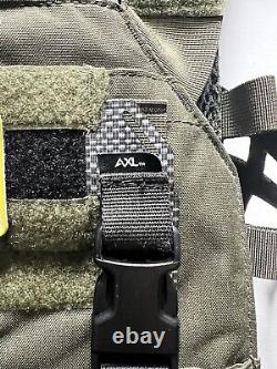 AR500 Testudo Bulletproof Plate Carrier Vest With Level III Plates 556 Placard OD