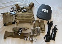 AR500 Testudo Plate Carrier And Level 3 (III) Plates With Side Plates, Misc