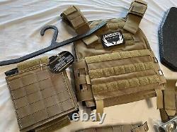 AR500 Testudo Plate Carrier And Level 3 (III) Plates With Side Plates, Misc