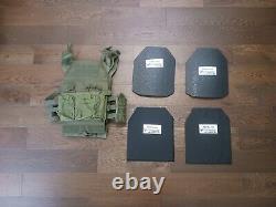 AR500 set of Steel Plates III+ with Trauma Pads and Plate Carrier