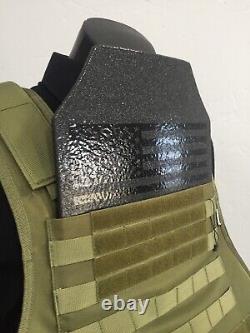 AR600 Plates Tactical Carrier lll+ Body Armor Made With Kevlar BULLETPROOF Vest