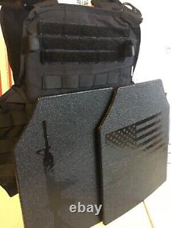 AR600 Rifle Plates Tactical Carrier lll+ Body Armor BULLETPROOF Vest 3+