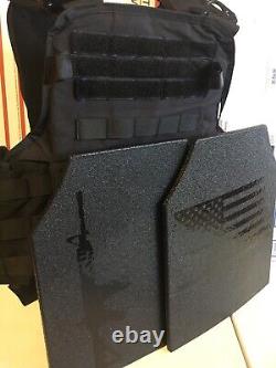 AR600 Rifle Plates Tactical Carrier lll+ Body Armor BULLETPROOF Vest 3+