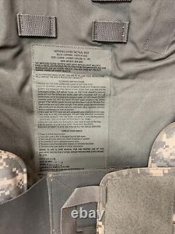 ARMY ACU DIGITAL BODY ARMOR PLATE CARRIER MADE WithKEVLAR INSERTS LARGE lot 2