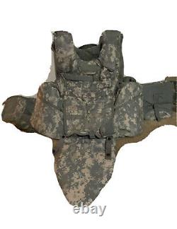 ARMY ACU DIGITAL BODY ARMOR PLATE CARRIER MADE WithKEVLAR INSERTS, Large