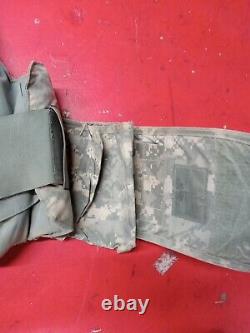 ARMY ACU DIGITAL BODY ARMOR PLATE CARRIER MADE WithKEVLAR INSERTS MEDIUM LOT 9