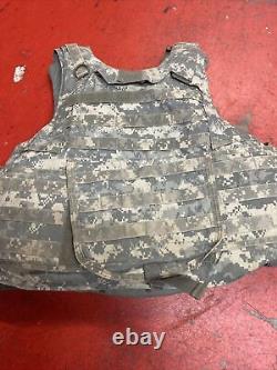 ARMY ACU DIGITAL BODY ARMOR PLATE CARRIER MADE WithKEVLAR INSERTS MEDIUM Lot 10