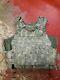 Army Acu Digital Body Armor Plate Carrier Made Withkevlar Inserts Medium Lot 333