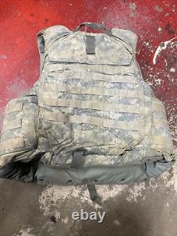 ARMY ACU DIGITAL BODY ARMOR PLATE CARRIER MADE WithKEVLAR INSERTS Medium lot 5