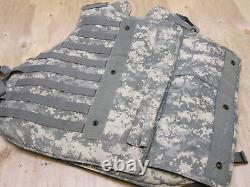 ARMY ACU DIGITAL BODY ARMOR PLATE CARRIER WITH MADE WithKEVLAR INSERTS LARGE VEST