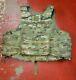 Army Multicam Body Armor Plate Carrier Made Withkevlar Inserts Medium