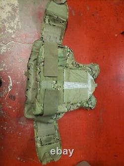 ARMY MULTICAM BODY ARMOR PLATE CARRIER MADE WithKEVLAR INSERTS MEDIUM