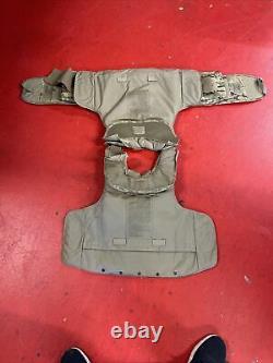 ARMY MULTICAM BODY ARMOR PLATE CARRIER MADE WithKEVLAR INSERTS MEDIUM