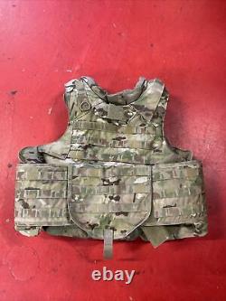ARMY MULTICAM BODY ARMOR PLATE CARRIER MADE WithKEVLAR INSERTS MEDIUM lot2