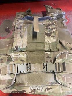 ARMY MULTICAM BODY ARMOR PLATE CARRIER MADE WithKEVLAR INSERTS SMALL