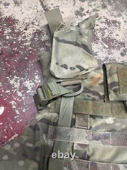 ARMY OCP MULTICAM BODY ARMOR PLATE CARRIER MADE WithKEVLAR INSERTS LARGE