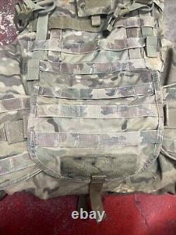 ARMY OCP MULTICAM BODY ARMOR PLATE CARRIER MADE WithKEVLAR INSERTS LARGE