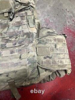 ARMY OCP MULTICAM BODY ARMOR PLATE CARRIER MADE WithKEVLAR INSERTS LARGE